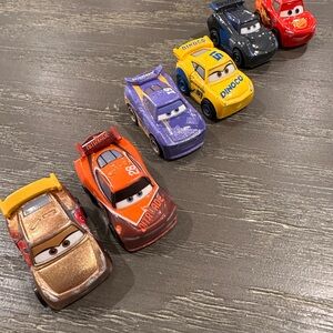 Mattel Disney Pixar 6 Mini Racer Cars Die-Cast Toy Set - Multicolor